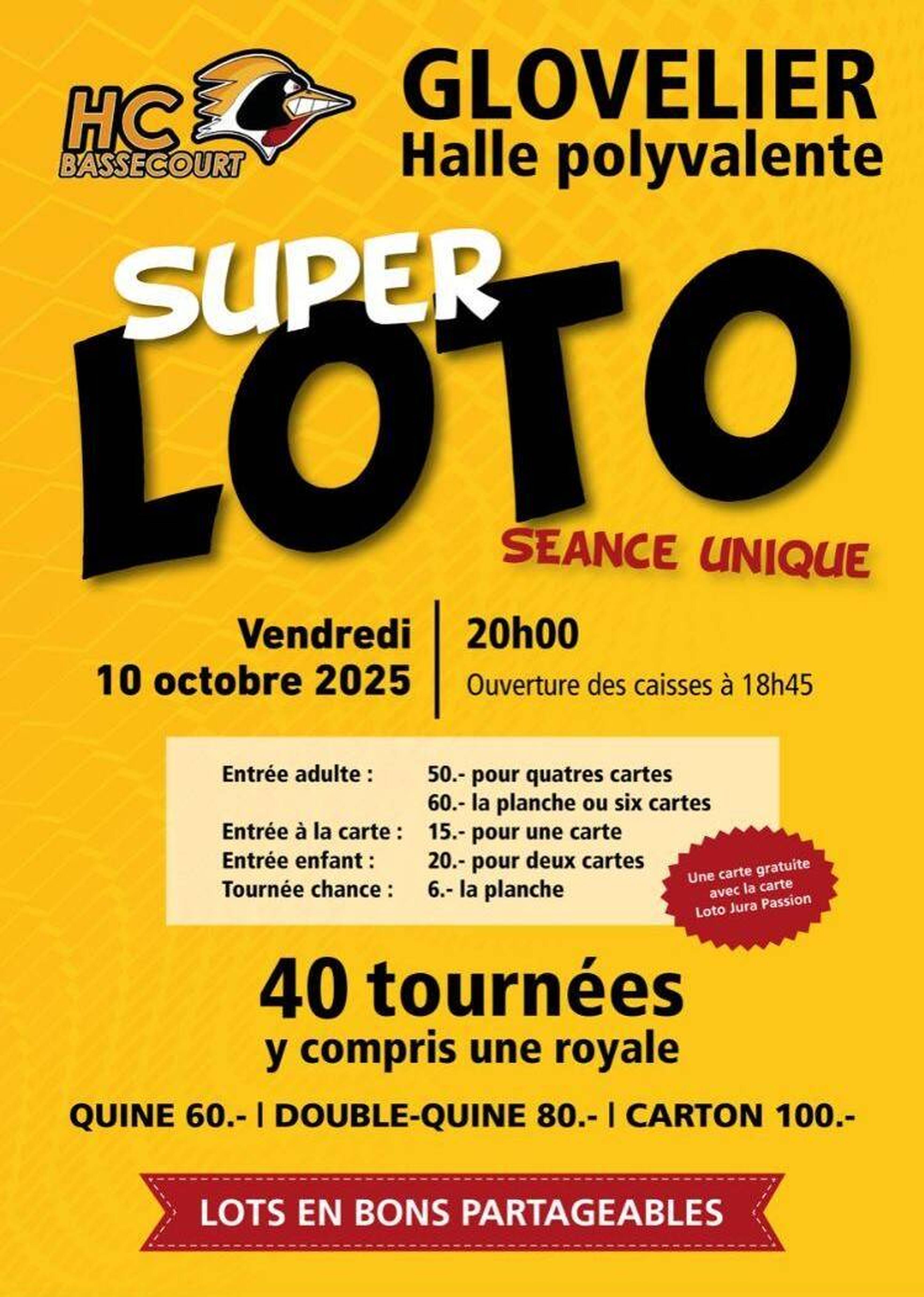 Super loto - HC Bassecourt