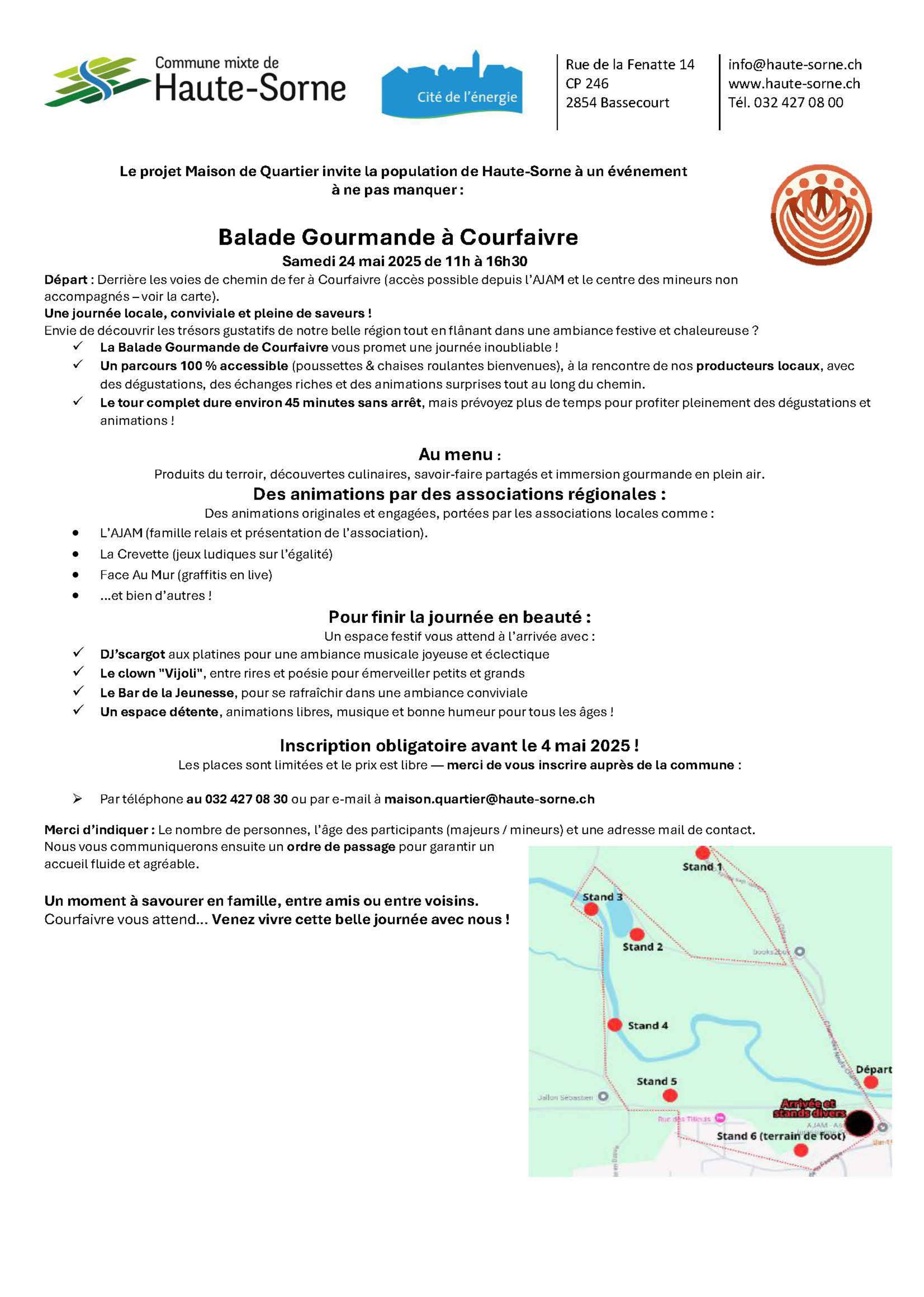 Balade Gourmande à Courfaivre
