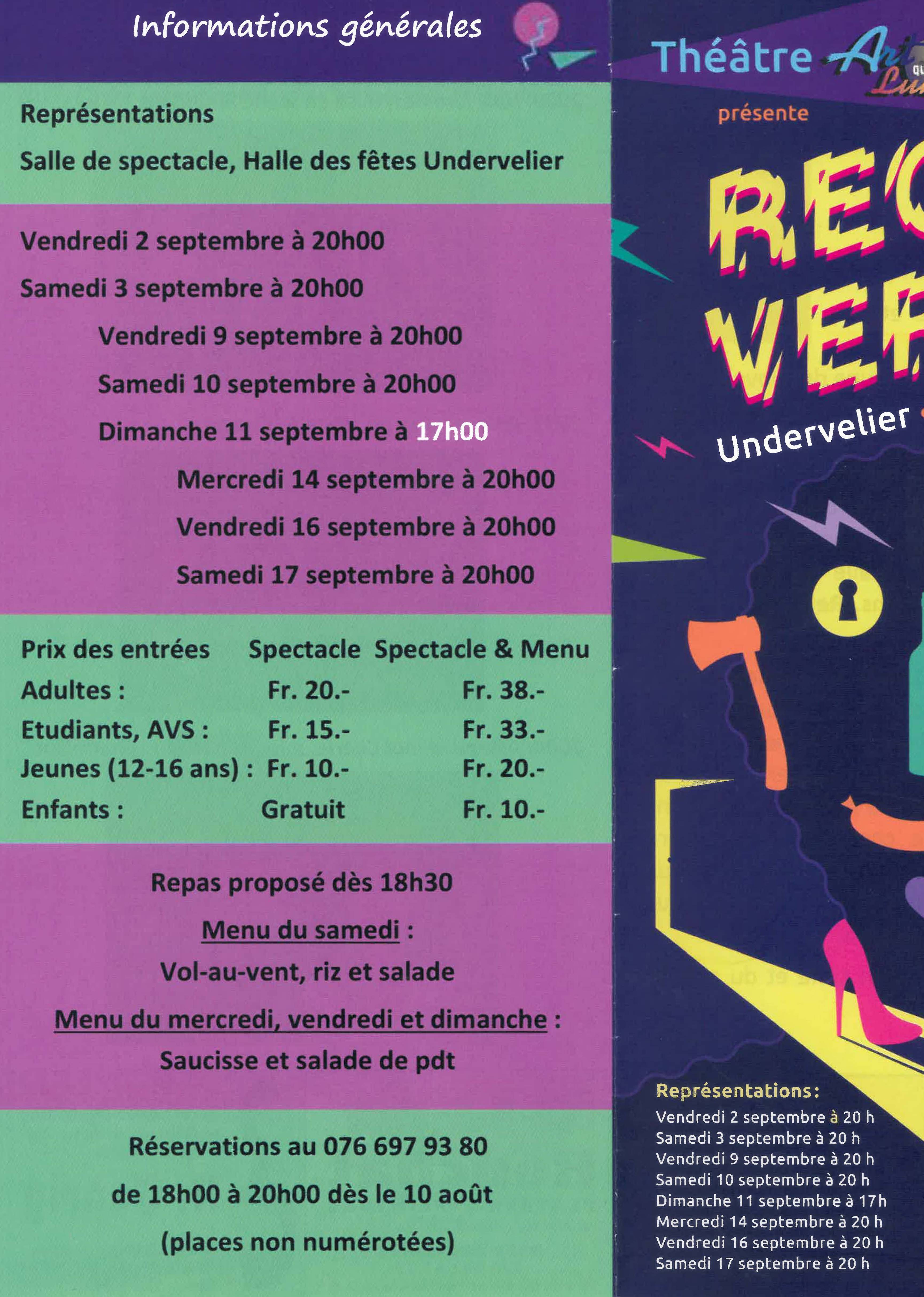 Théâtre Art qu'en Lune - Recto-Verso