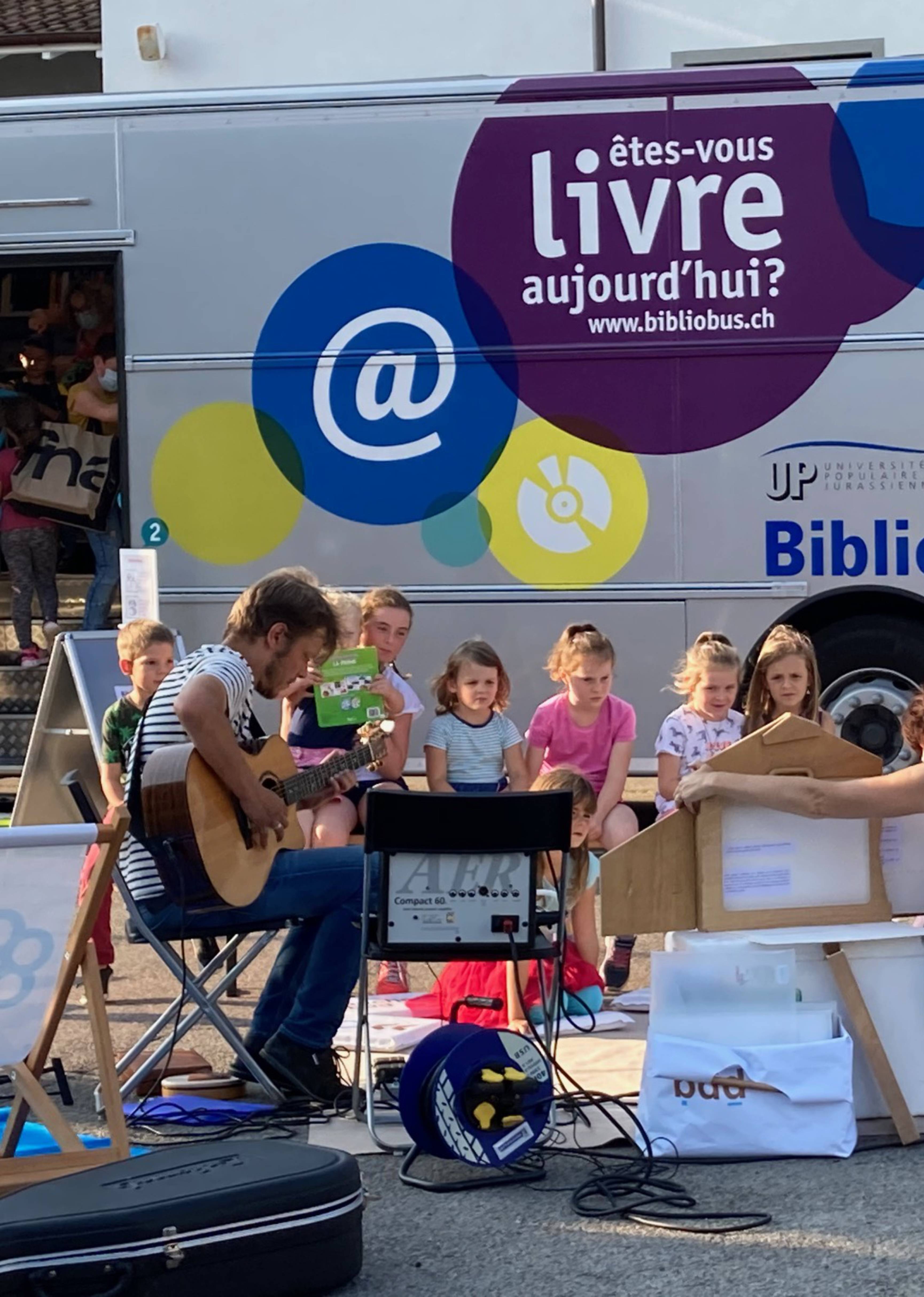 Un rendez-vous d’animation au Bibliobus !