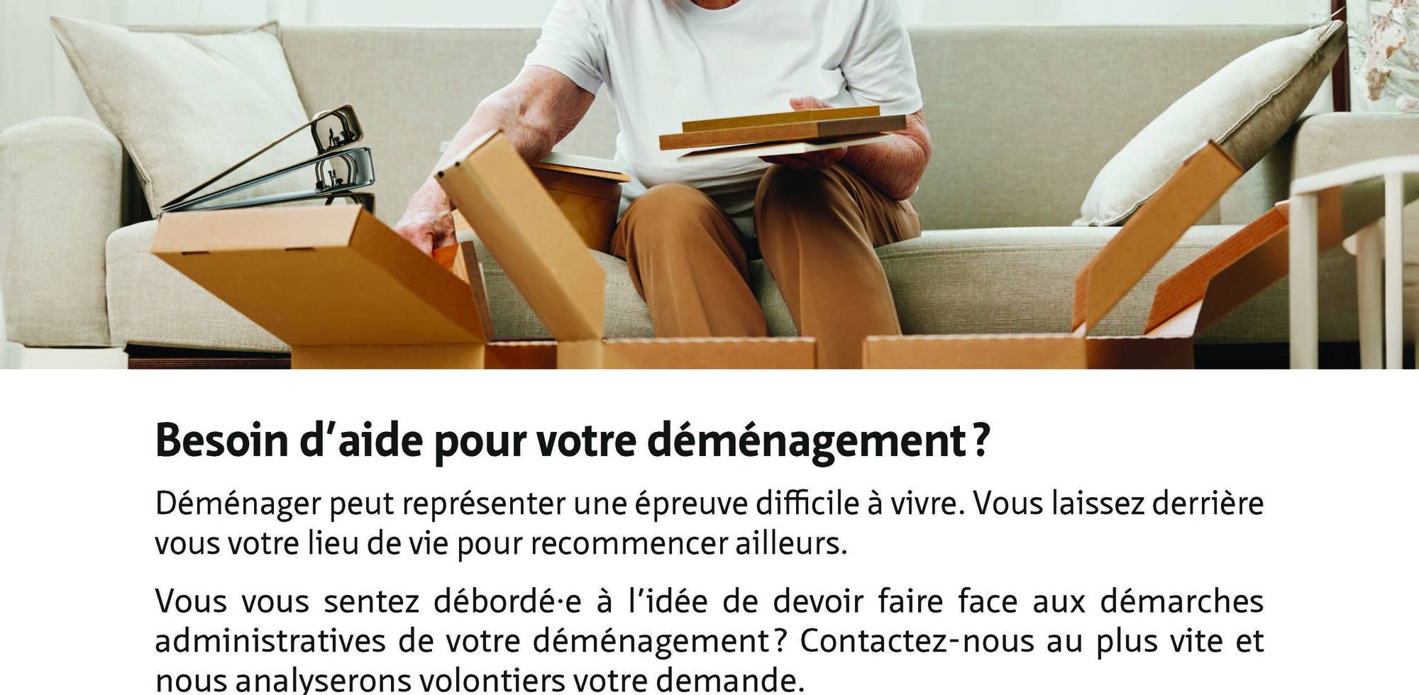 Démén'âgé - Un nouveau service de Pro Senectute Arc jurassien