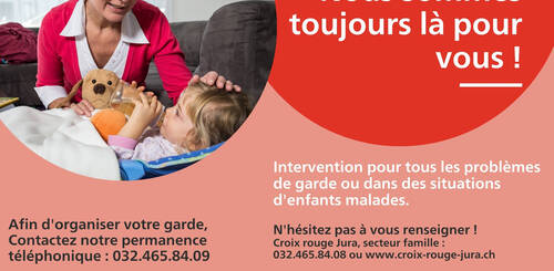 Croix-Rouge - Garde d'enfant à domicile