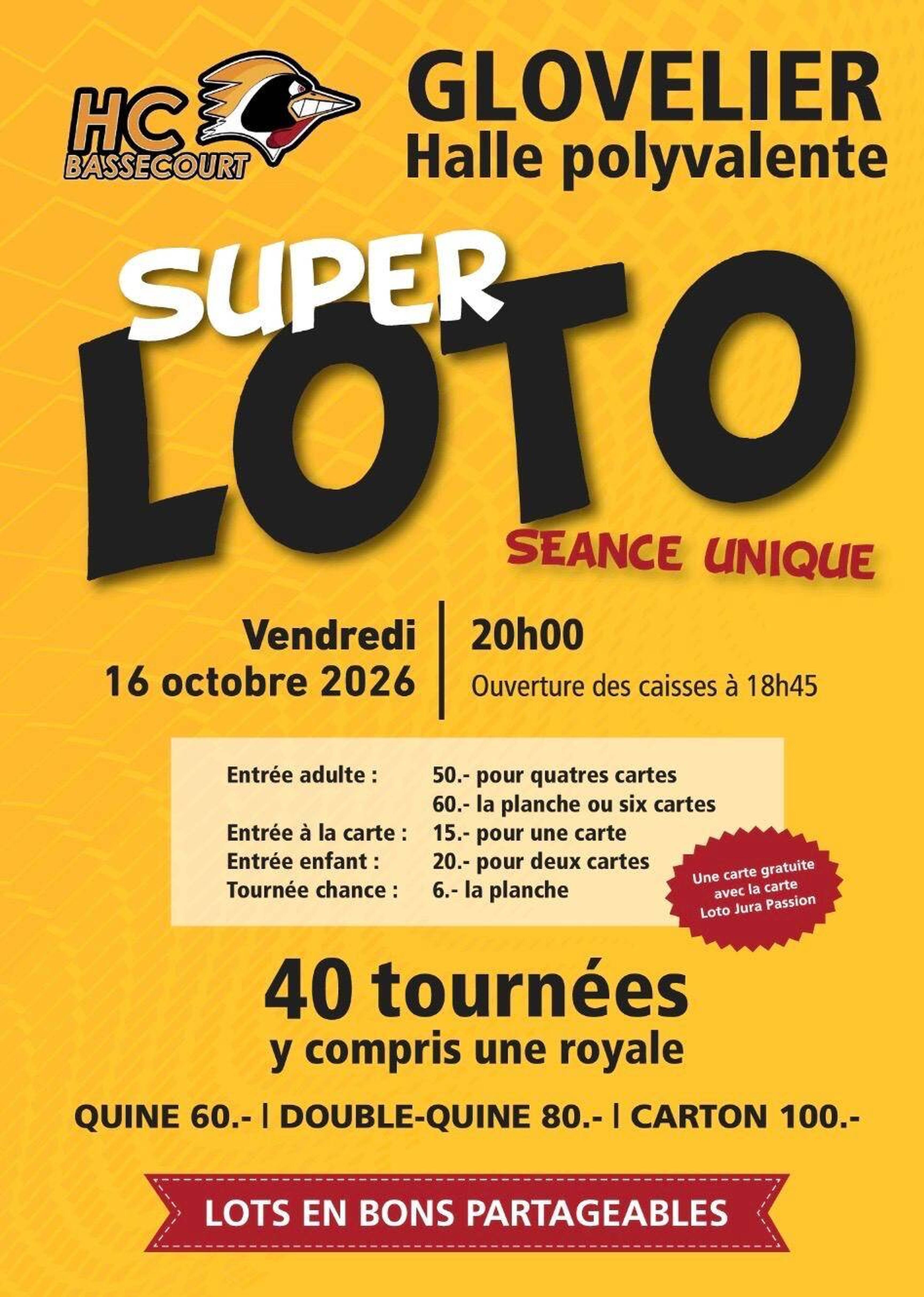 Super Loto - HC Bassecourt