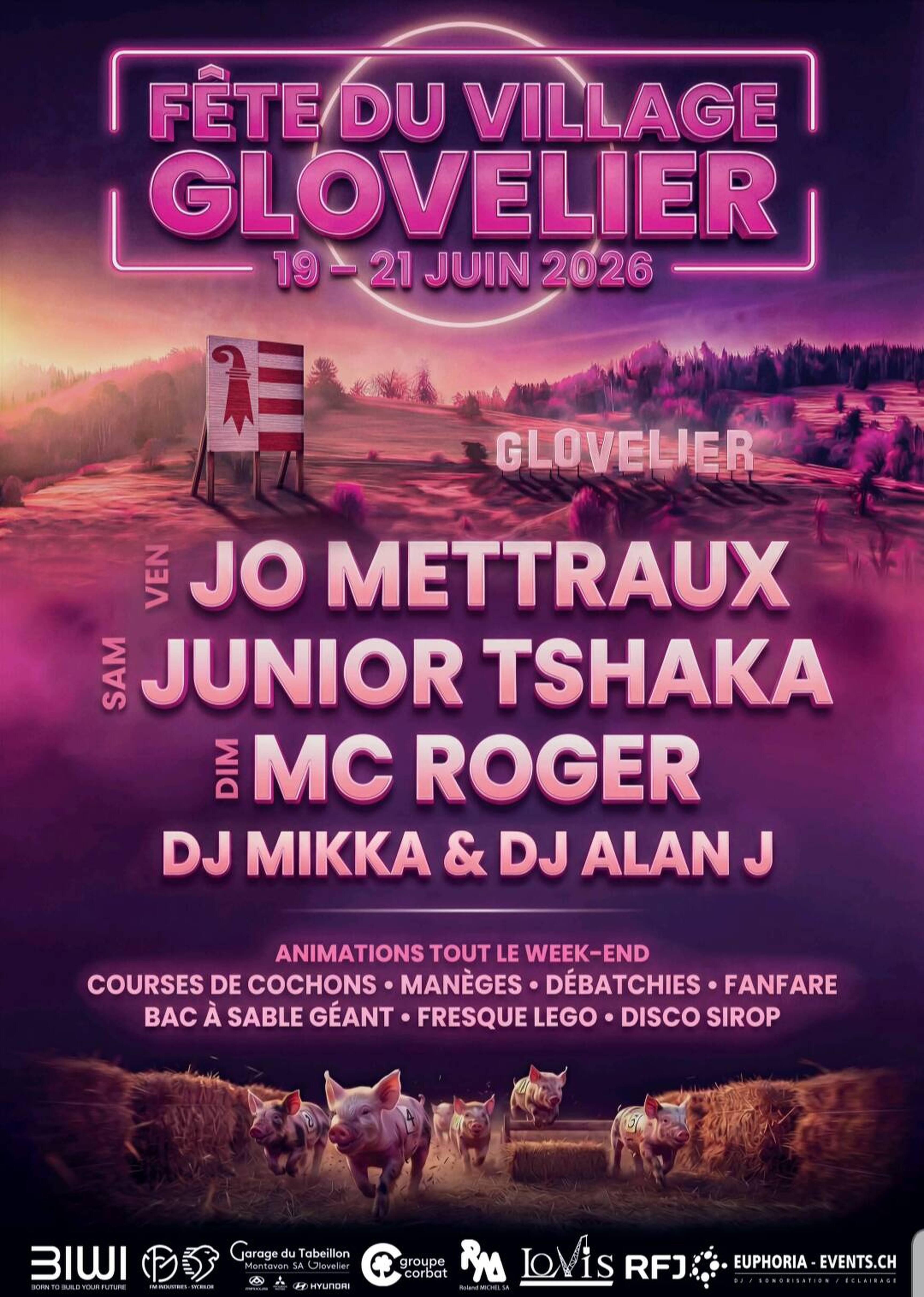 Fête du village de Glovelier