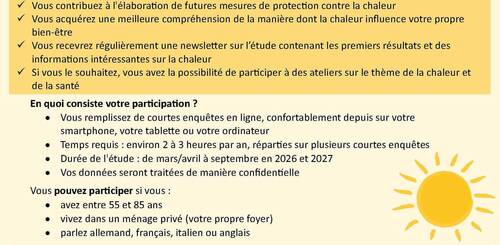 Etude nationale sur la chaleur et la santé