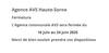 Fermeture de l'agence AVS