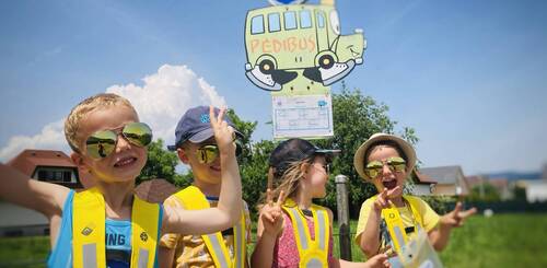 Le bus qui marche, cap sur l’école avec le Pedibus !