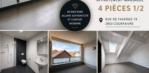 Appartement de 4.5 pièces à Courfaivre