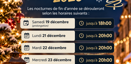 Nocturnes de fin d'année