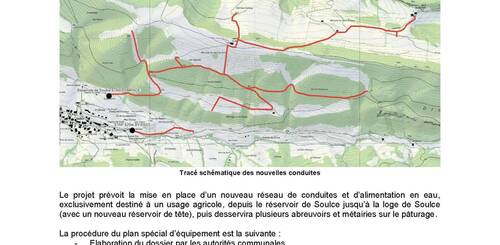 Alimentation en eau potable de la loge de soulce et environs plan special d’equipement - Information a la population