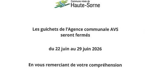 Fermeture du bureau AVS