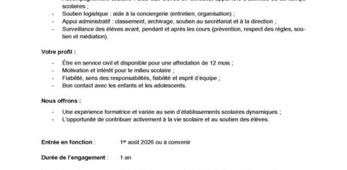 Mise au concours - Civilistes