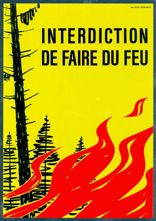 Interdiction totale des feux en forêt, en pâturages boisés et à proximité (ouverture dans une nouvelle fenêtre)