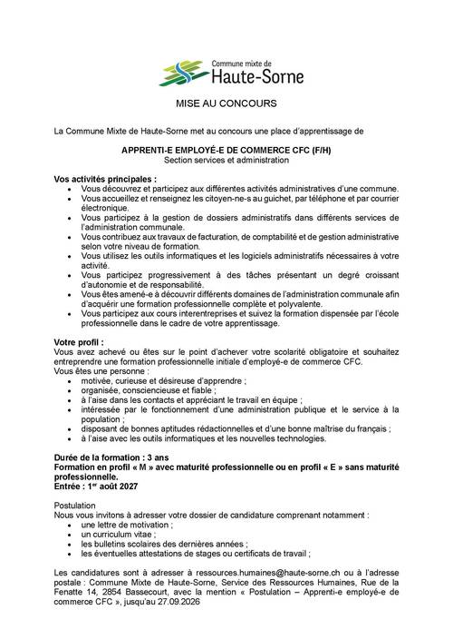 Apprentissage