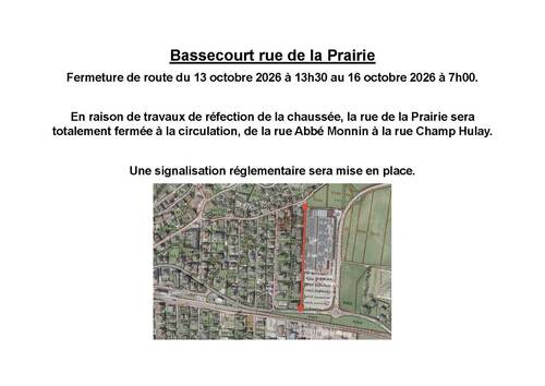 Bassecourt rue de la Prairie